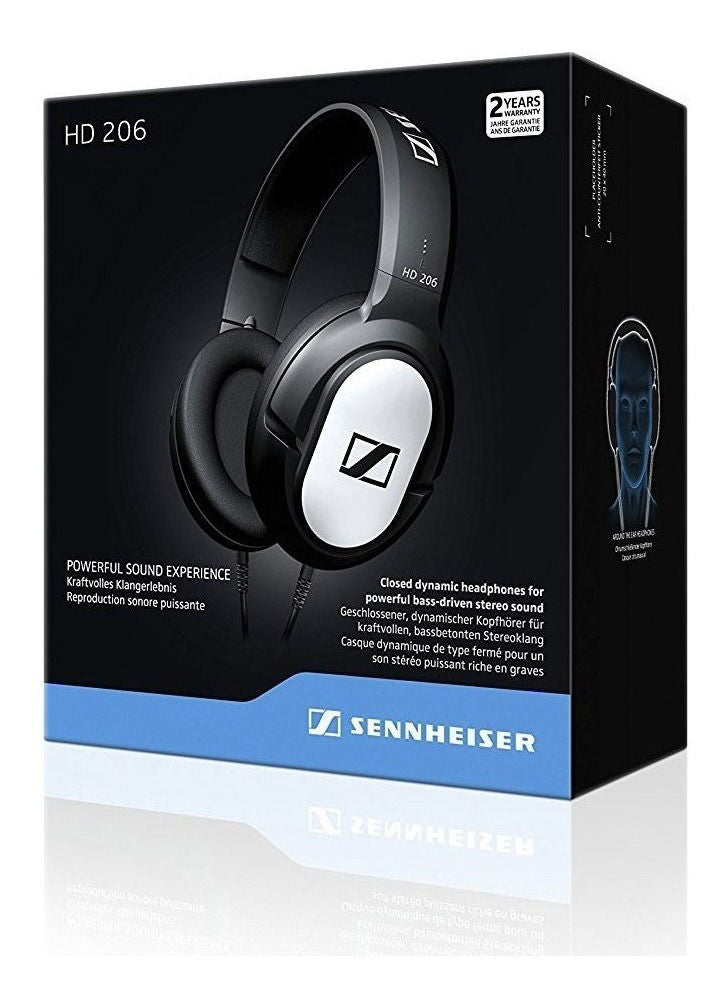 Auriculares De Vincha Sennheiser Hd 206 - Ideal Estudio Dj