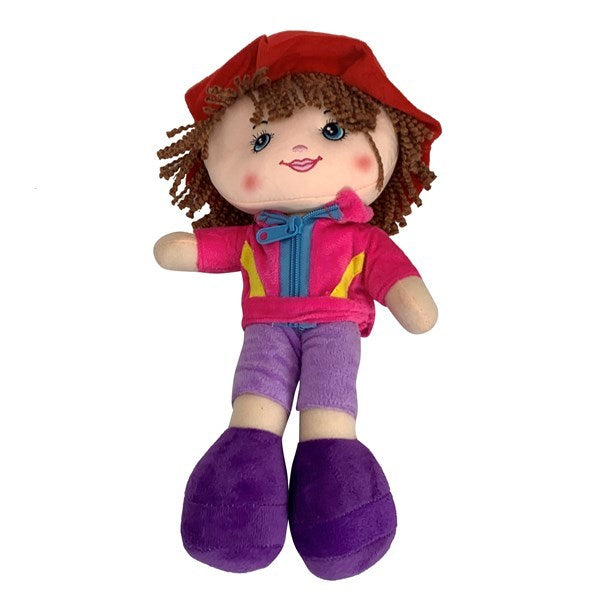 Muñeca de trapo, varios colores, en bolsa