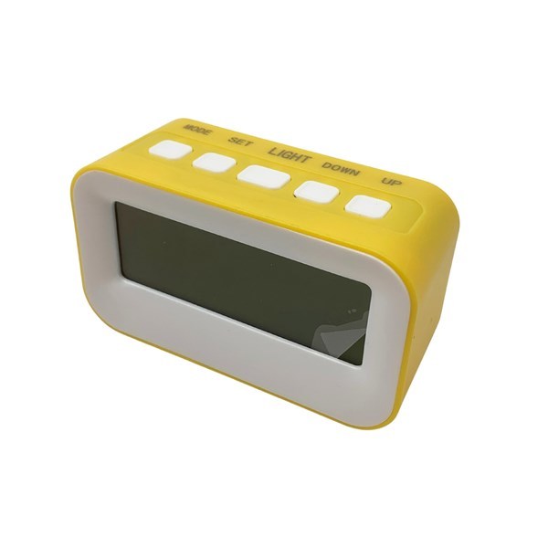 Despertador digital 3AAA, en caja varios colores