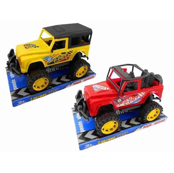 Jeep a fricción, en burbuja varios colores