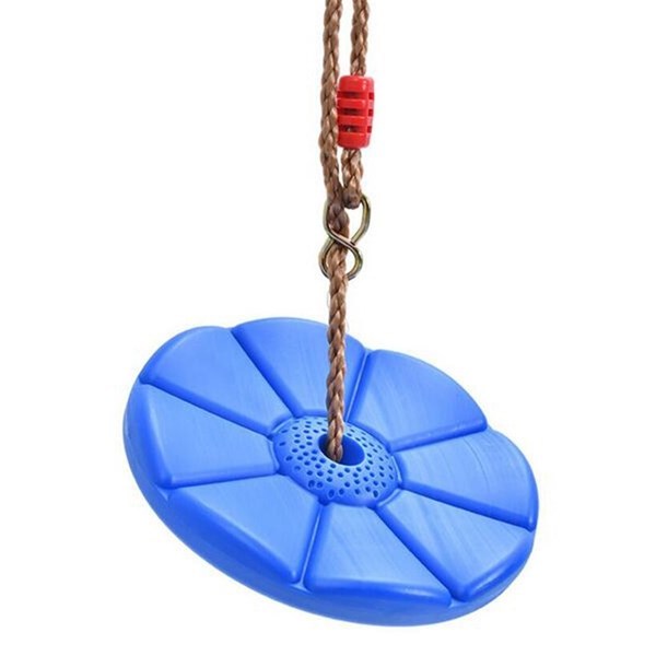 Hamaca de plástico disco, con cuerda varios colores, en cartón