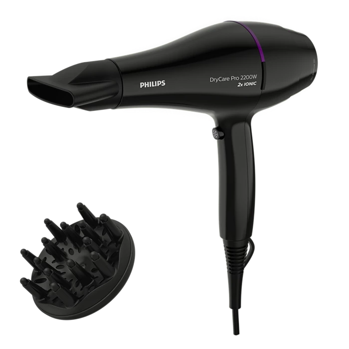 SECADOR DE CABELLO PROFESIONAL PHILIPS 2200W BHD274 DryCare Secador Pro
