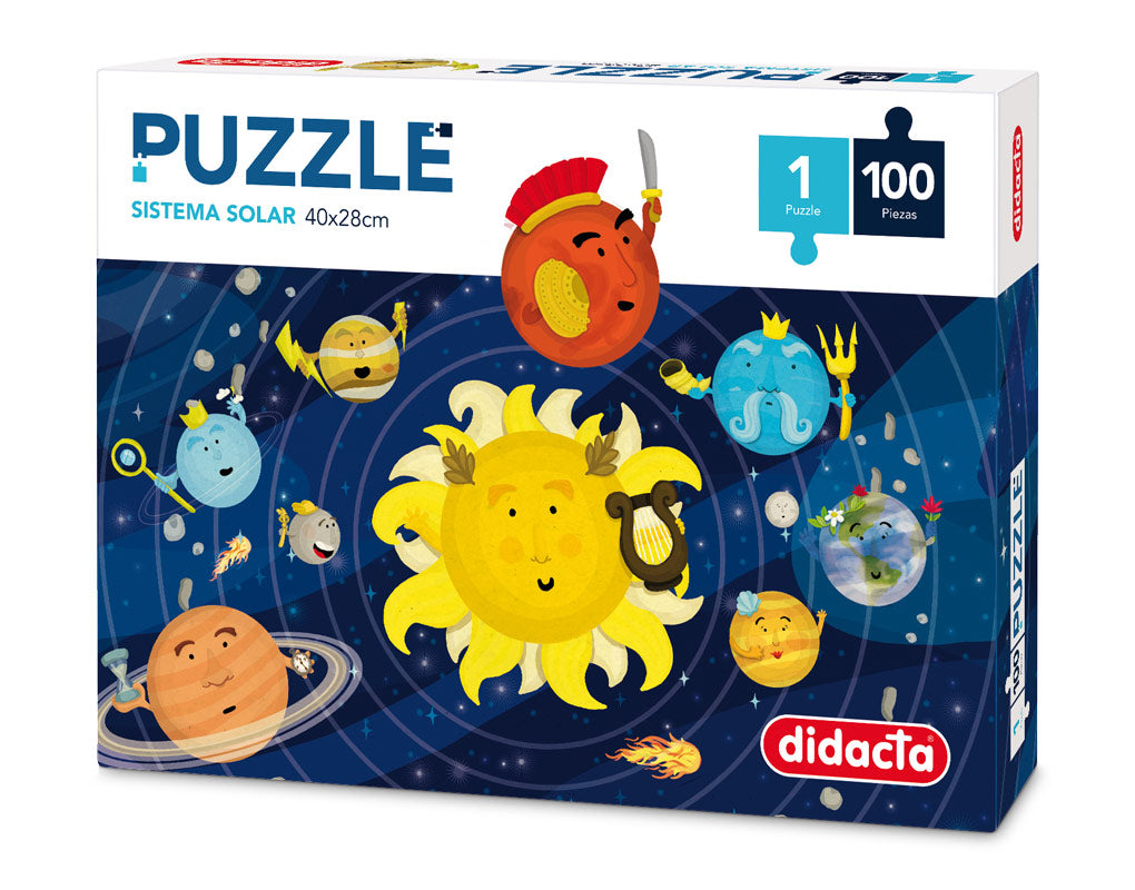 PUZZLE EL SISTEMA SOLAR 100 PCS Didacta