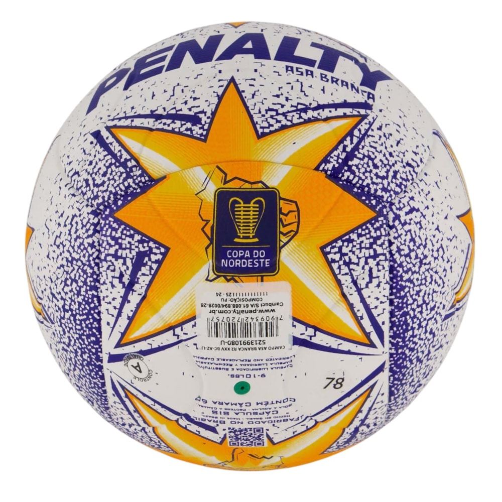 BOLA CAMPO ASA BRANCA RX XXV PENALTY COPA DO NORDESTE