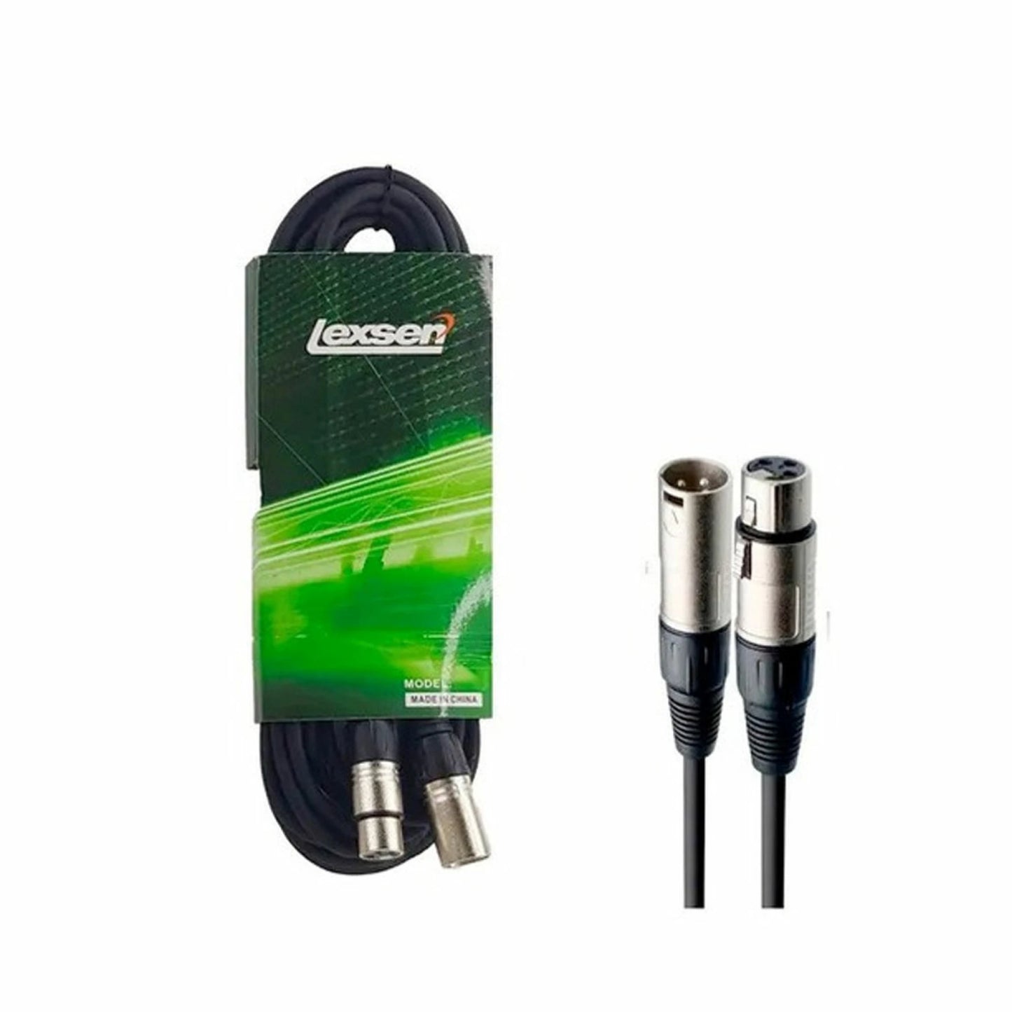 Cable De Microfono Lexsen Mc41 3mts Xlr-xlr