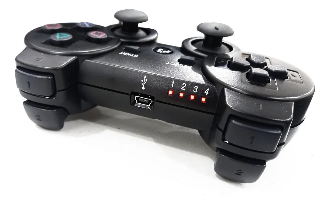 Controlador Inalámbrico Ps3 Gamepad Joystick Gamer Color Negro