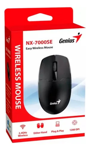 Mouse Inalámbrico Genius Nx-7000se Óptico Negro