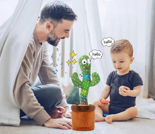Peluche Cactus Bailarín Con Luces Y Movimiento