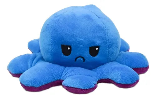 Pulpo Pulpito Reversible Feliz Y Enojado Varios Colores