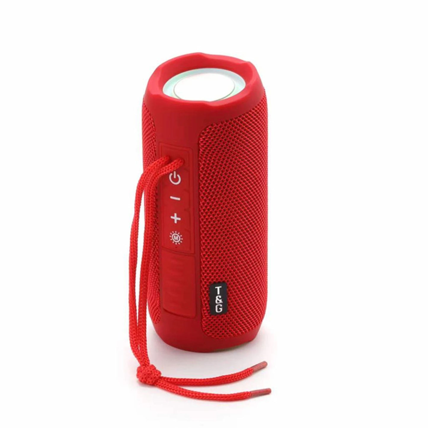 PARLANTE PORTÁTIL BLUETOOTH TG227 LUZ LED LATERAL ROJO