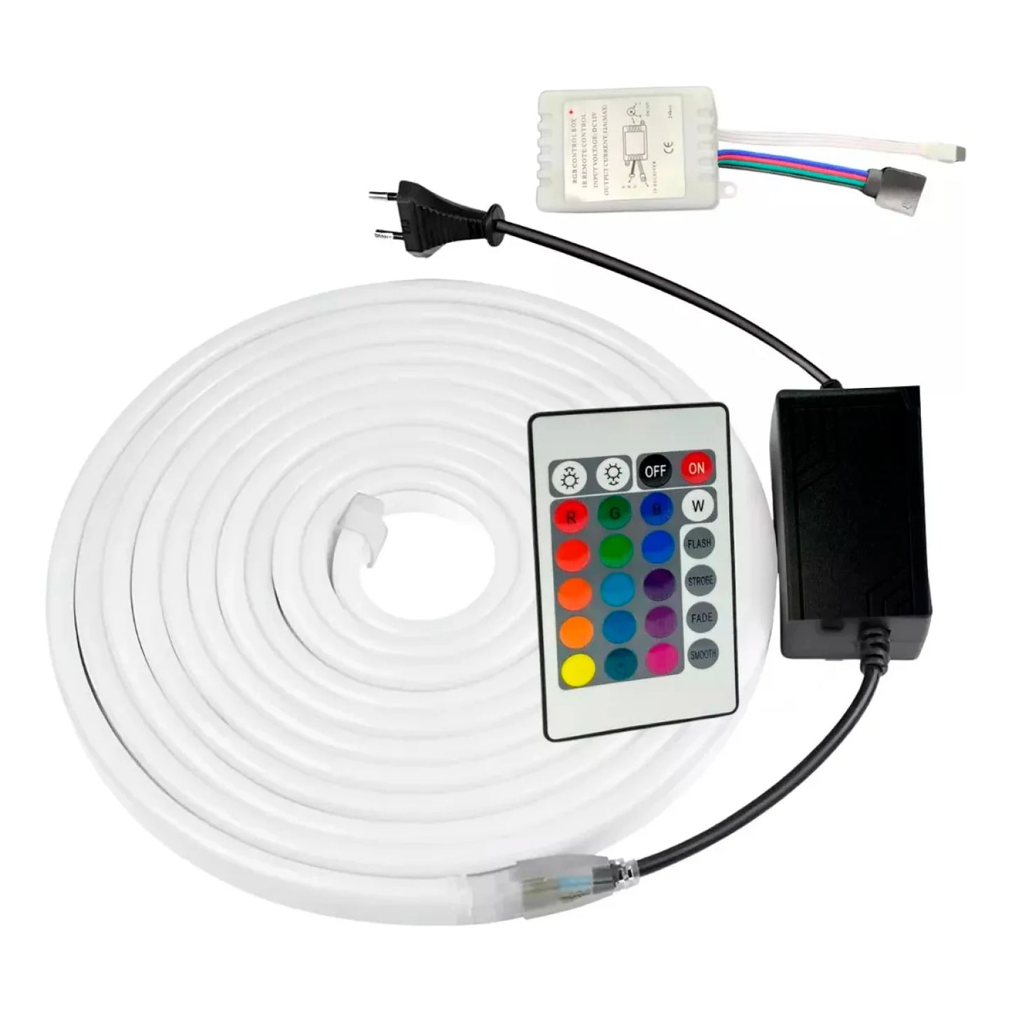 Tira Neón RGB 5 MTS Color Full Light