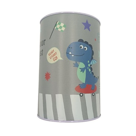 Alcancía de metal sin tapón, varios diseños