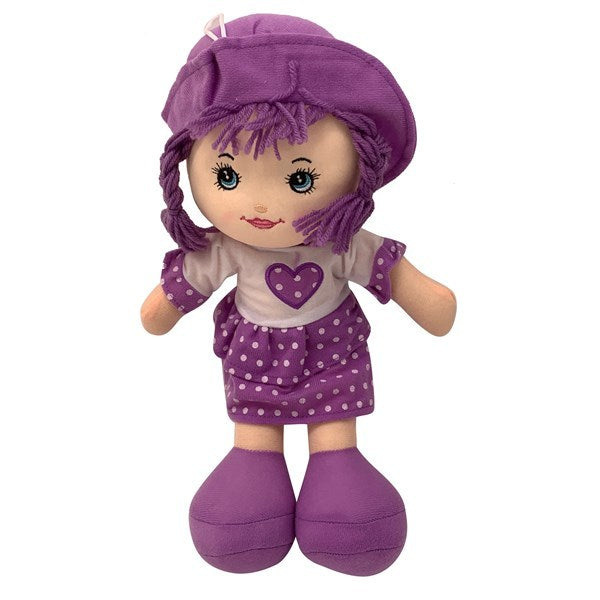 Muñeca de trapo, varios colores, en bolsa