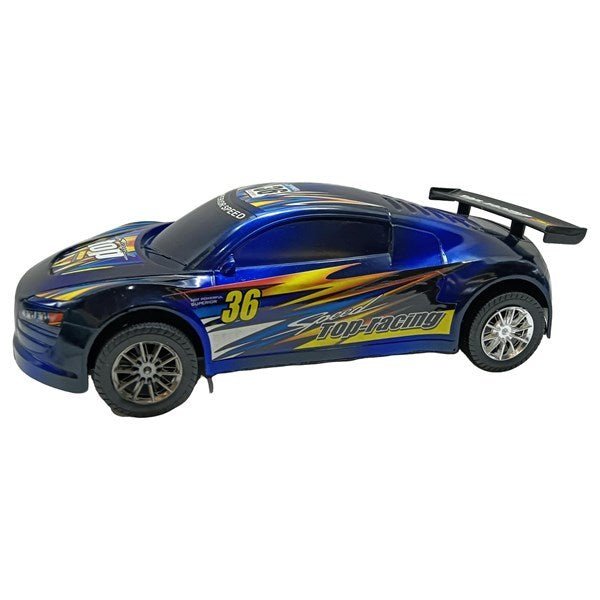 Auto Grande a fricción con Alerón, de plástico, varios colores