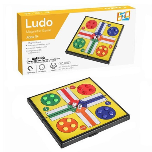 Juego de mesa, ludo, magnético en caja