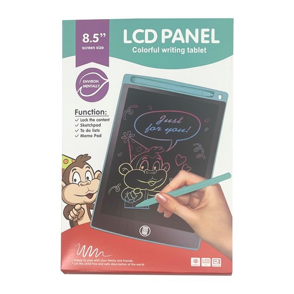 Tablet LCD mágica 8.5", en caja varios colores