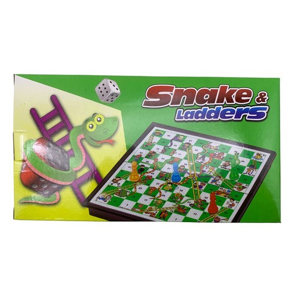 Juego de mesa, viborita y escalera, en caja
