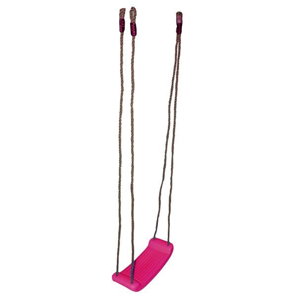 Hamaca de plástico infantil, rígida, cuerda 1.80m, varios colores