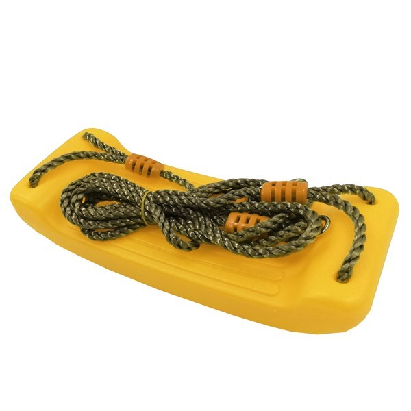 Hamaca de plástico infantil, rígida, cuerda 1.80m, varios colores