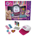 Set de belleza para decorar uñas con lámpara, 2AA en caja