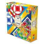 Juego de mesa, 2en1, ludo y viborita, en caja