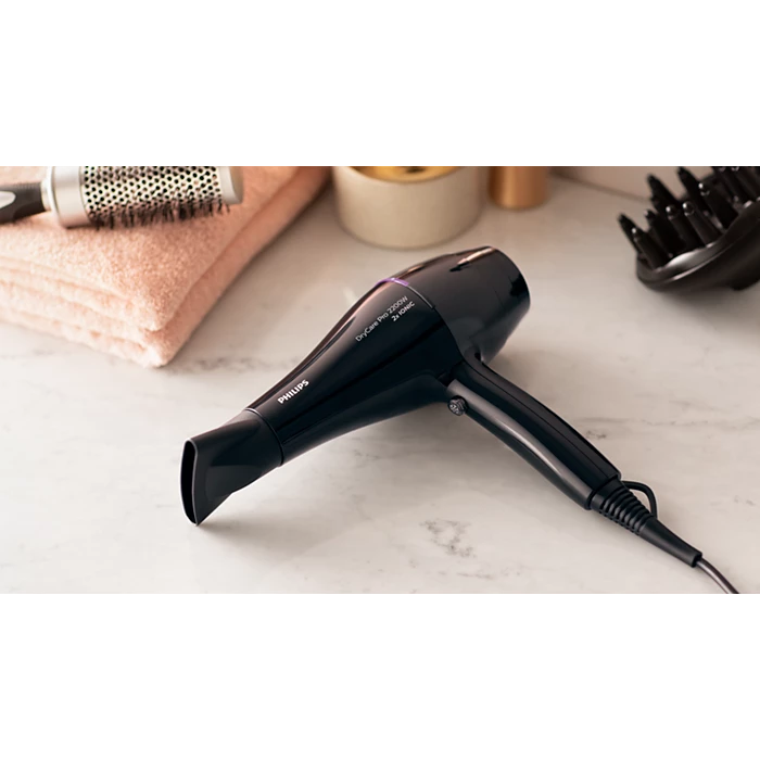 SECADOR DE CABELLO PROFESIONAL PHILIPS 2200W BHD274 DryCare Secador Pro