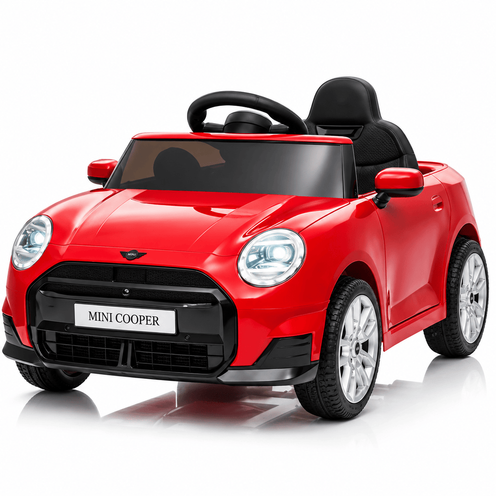 AUTO INFANTIL A BATERIA TIPO MINI COOPER ROJO