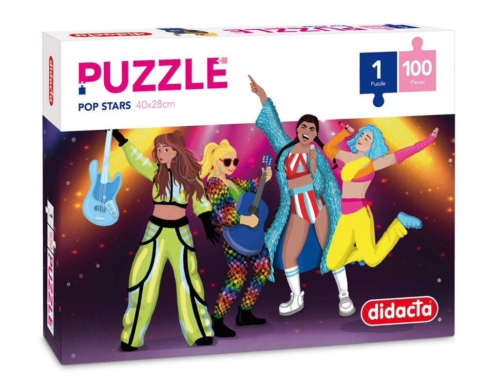 PUZZLE POP STAR 100 PCS - DIDACTA
