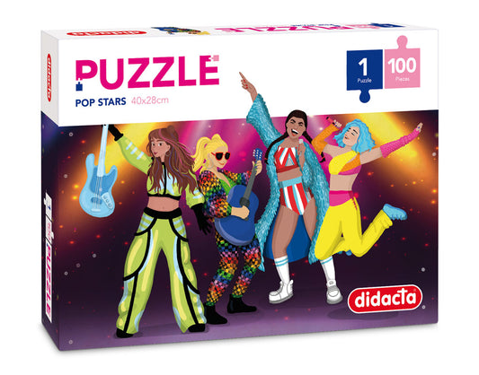 PUZZLE POP STAR 100 PCS - DIDACTA