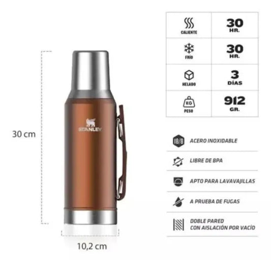 Termo Stanley Mate-System 1.2 lts - Bronce Maple