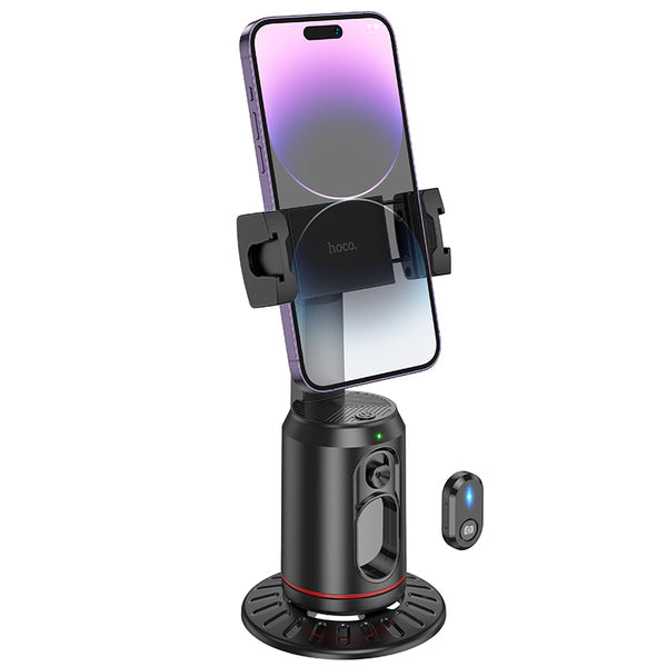 Tripode Selfie Bluetooth V5.2 Hoco K23 Rotacion 360 con Seguimiento Color Negro