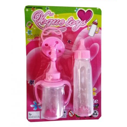 2 biberon con chupete magico 20 x 14cm