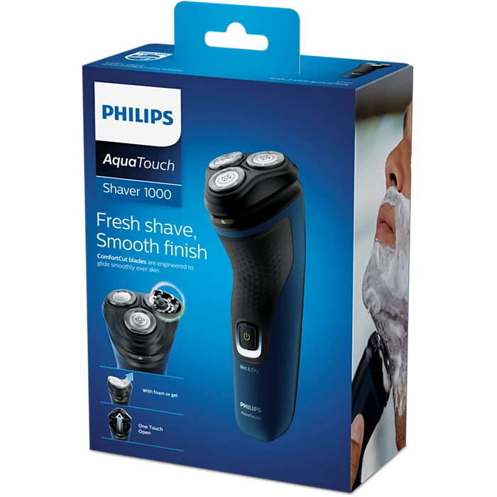Afeitadora Philips S1121/41 Bivolt Aquatouch Seca Y Húmeda
