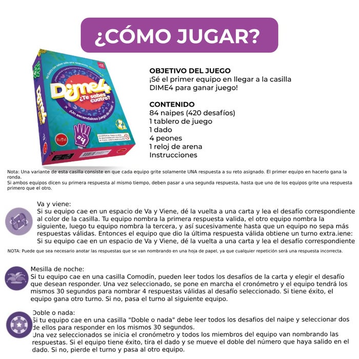 Juego De Caja Dime 4 Royal