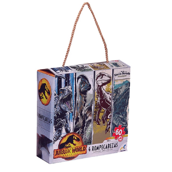 Puzzle 4 En 1 Jurassic World Dominion