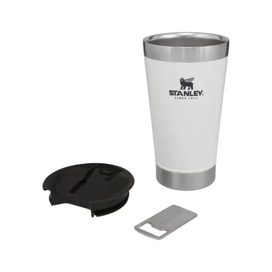Stanley Vaso Cerveza 16 Oz con Destapador - BLANCO