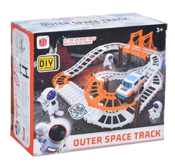 Pista Lunar 1 Auto + 1 Astronauta