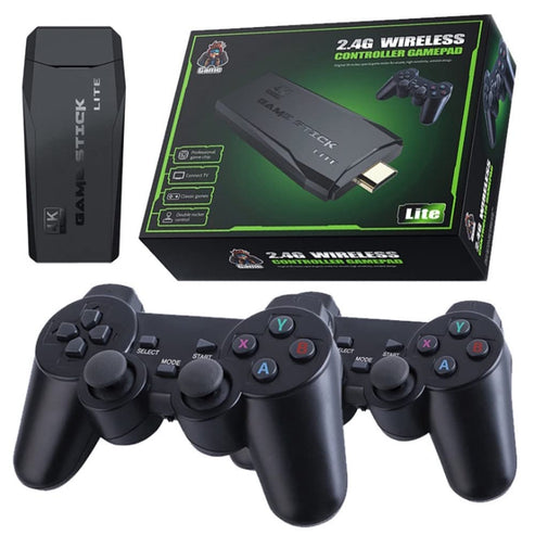 CONSOLA DE VIDEOJUEGOS HDMI CON 1000 JUEGOS JOYSTICK 2.4 WIRELESS