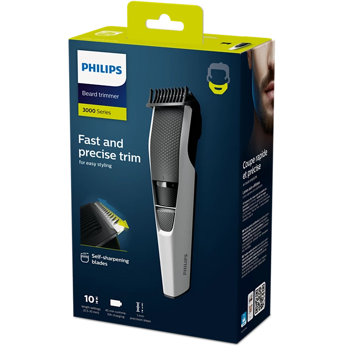 Recortadora Philips Series 3000 BT3206/14 gris y negra 220V