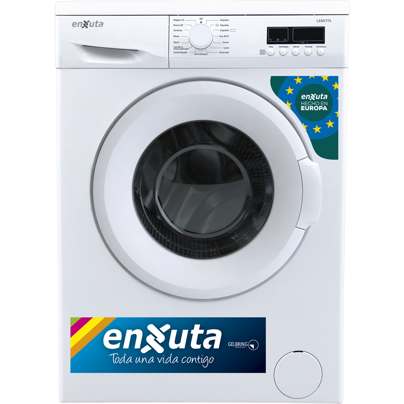 Lavarropas Automático Carga Frontal 7 Kg – Enxuta – LENX775