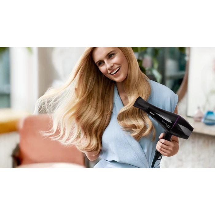 SECADOR DE CABELLO PROFESIONAL PHILIPS 2200W BHD274 DryCare Secador Pro