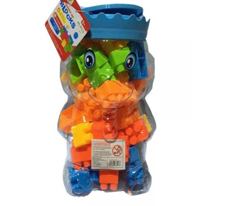 BLOQUES PARA ARMAR, ELEFANTE 45 pcs