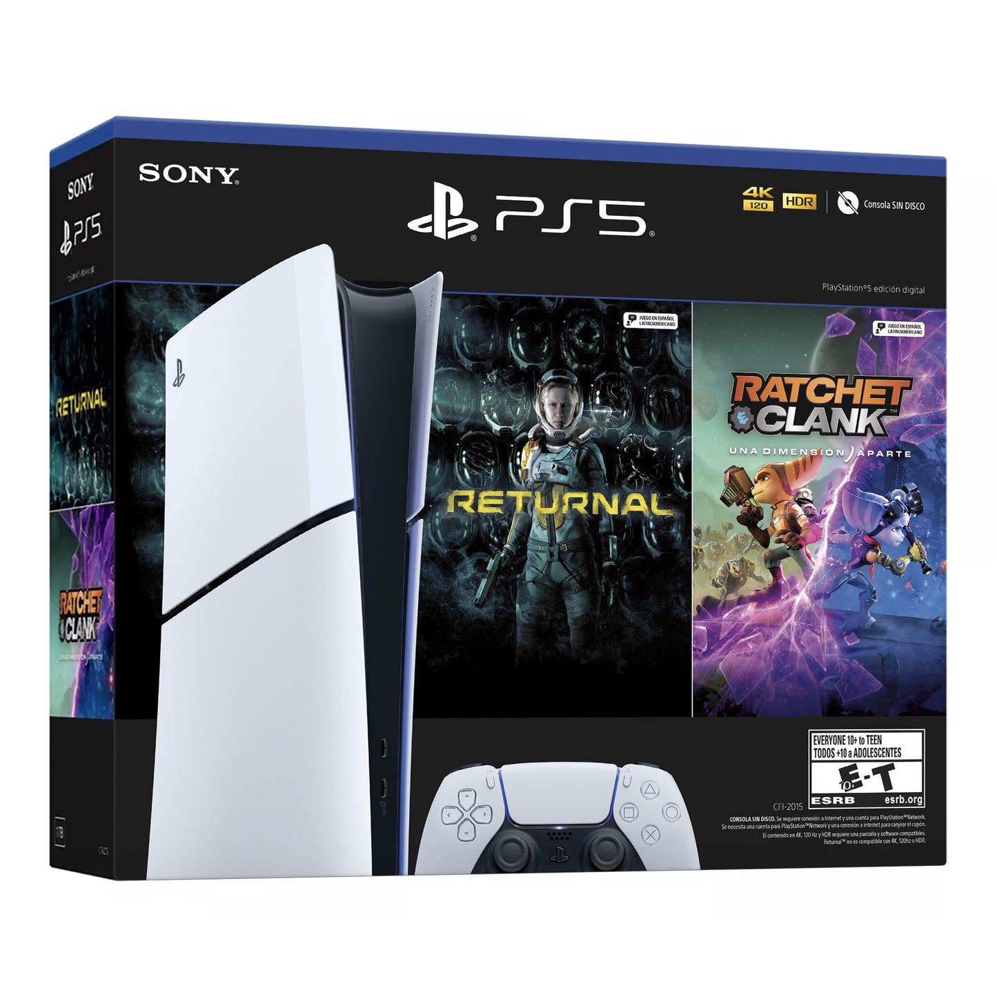 Consola Digital Ps5 Sony 16gb 1tb Ratchet & Clank + Returnal