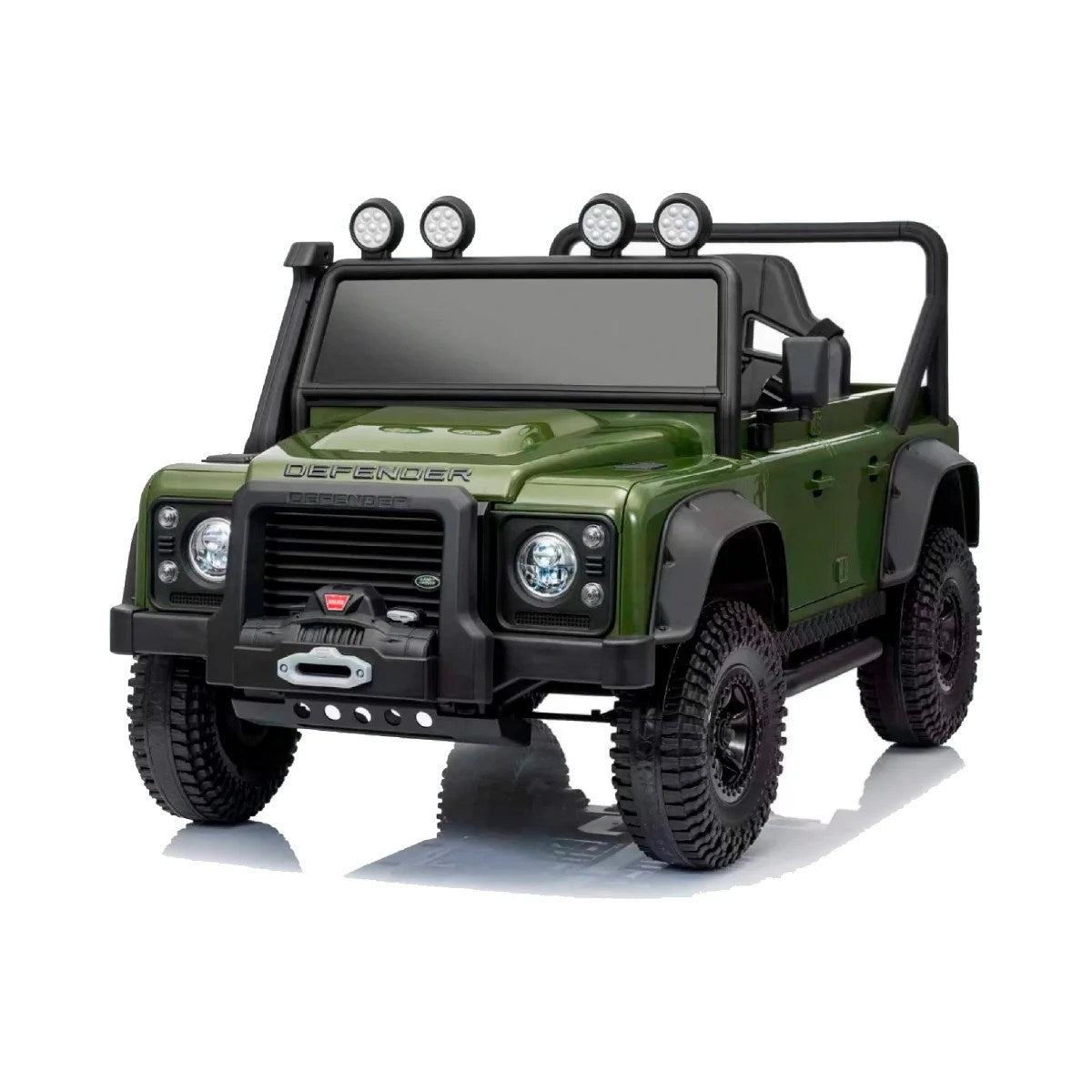 CAMIONETA INFANTIL A BATERIA LAND ROVER DEFENDER VERDE