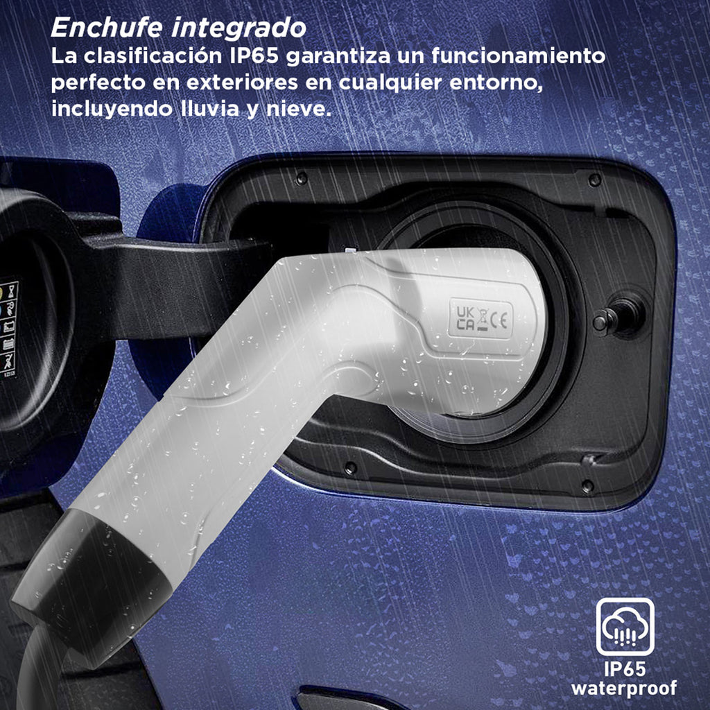 Cargador Auto Eléctrico Wallbox 7kw 32a Fijo Portatil Sefia