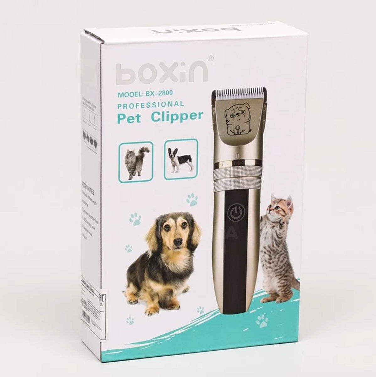 CORTAPELO PARA MASCOTAS CON ACCESORIOS