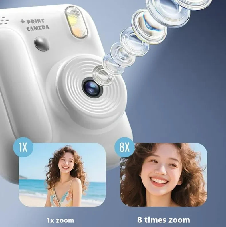 Cámara Instantanea Para Niños, Imprime Y Captura Momentos