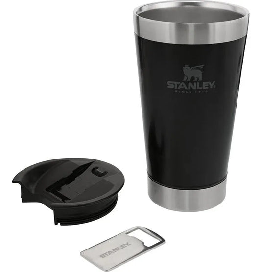 Stanley Vaso Cerveza 16 Oz con Destapador - NEGRO