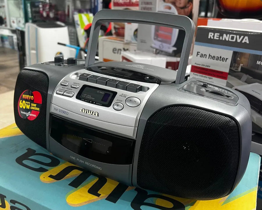 Radio Aiwa Am Fm Lectora De Cd Y Cassete Retro Origen Japón