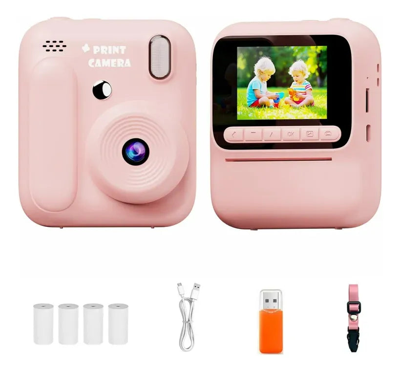 Cámara Instantanea Para Niños, Imprime Y Captura Momentos